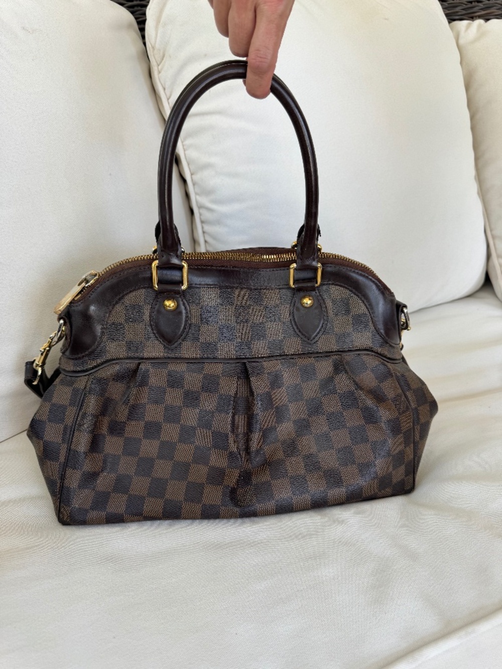 Louis Vuitton Damier Trevi PM Handbag